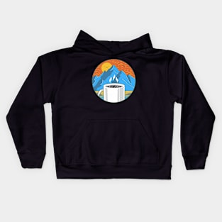 Coffee Morning Kids Hoodie